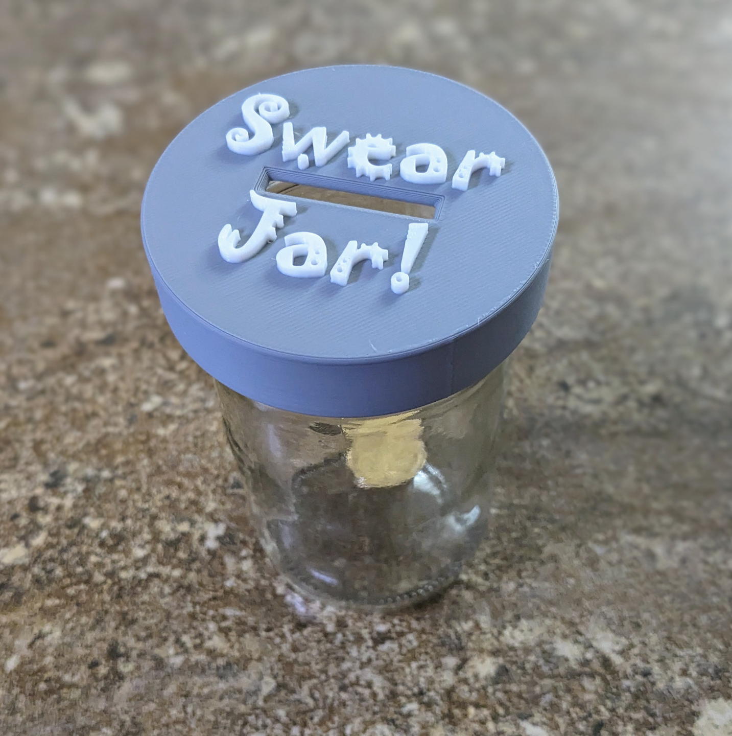 Swear Jar lid for mason jar