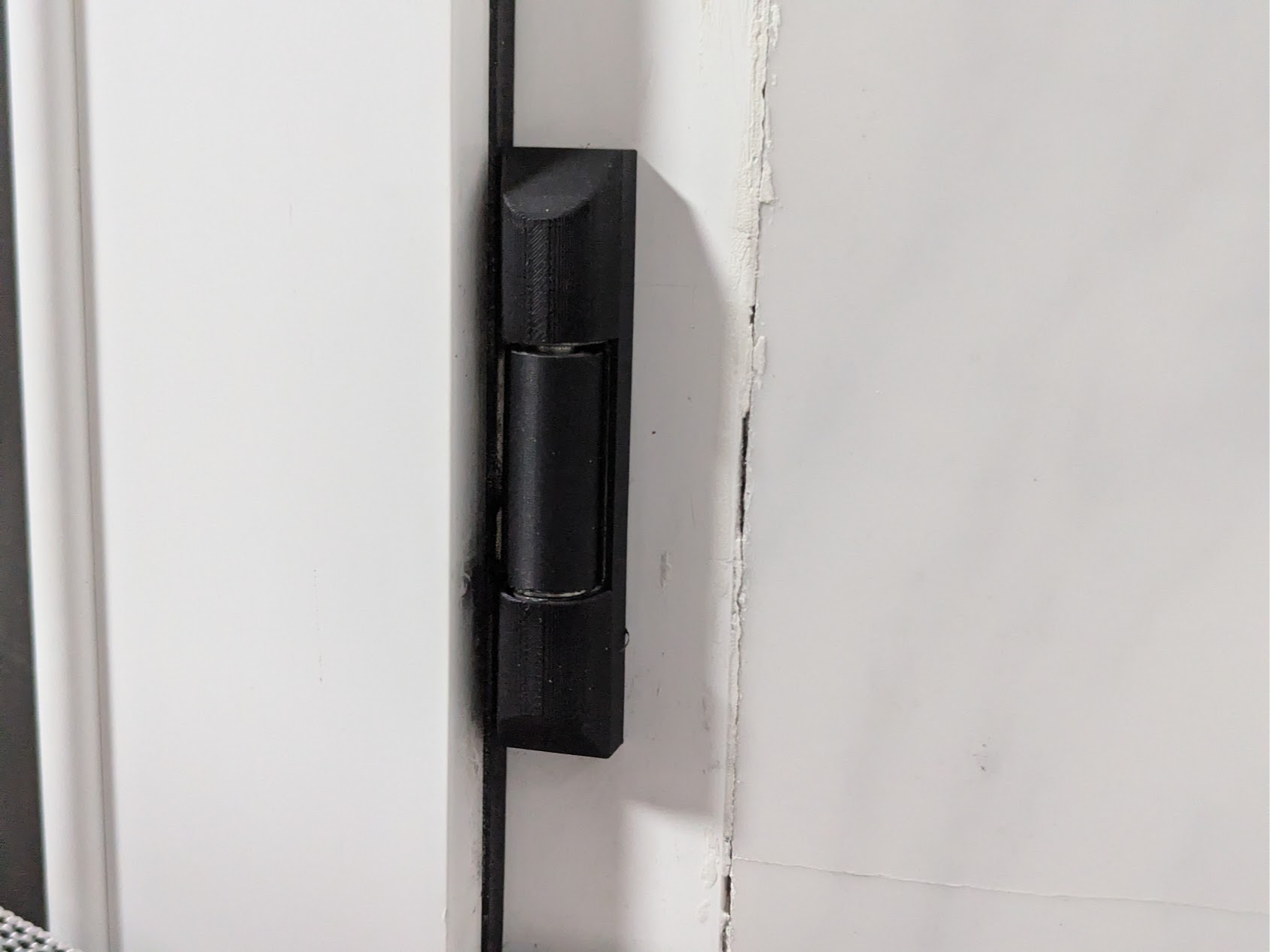 Hinge cover for VHS brand PVC door