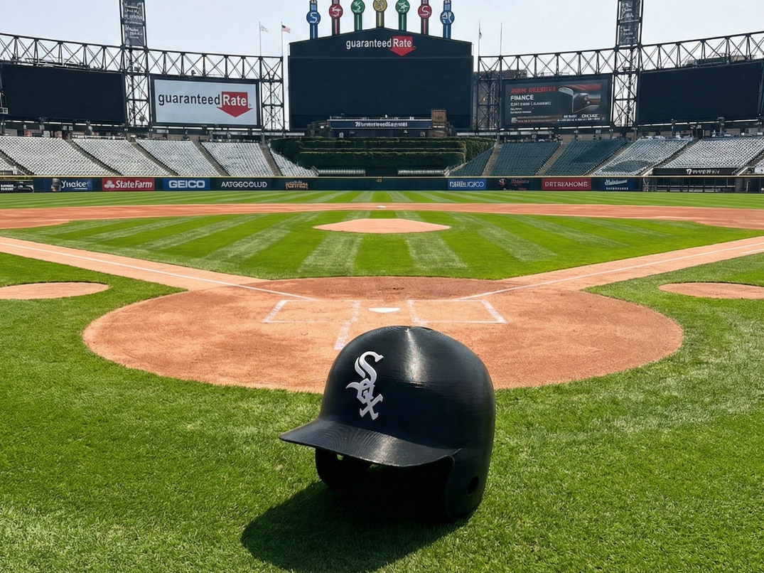 Miniature Chicago White Sox Batting Helmet