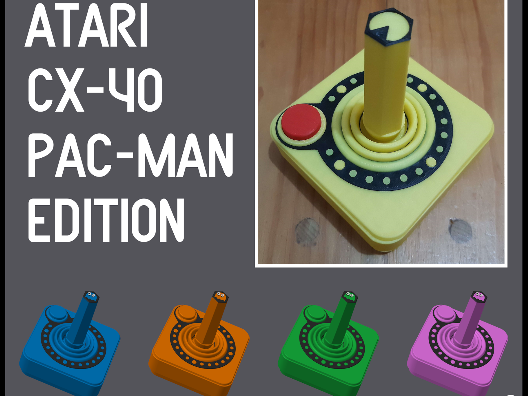 ATARI CX-40 PAC-MAN EDITION JOYSTICK