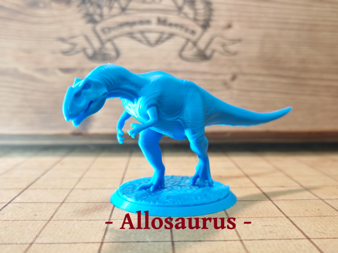 DnD Allosaurus - D&D Monster Manual - Day 62