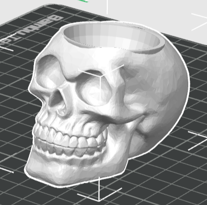 Eierbecher Totenkopf