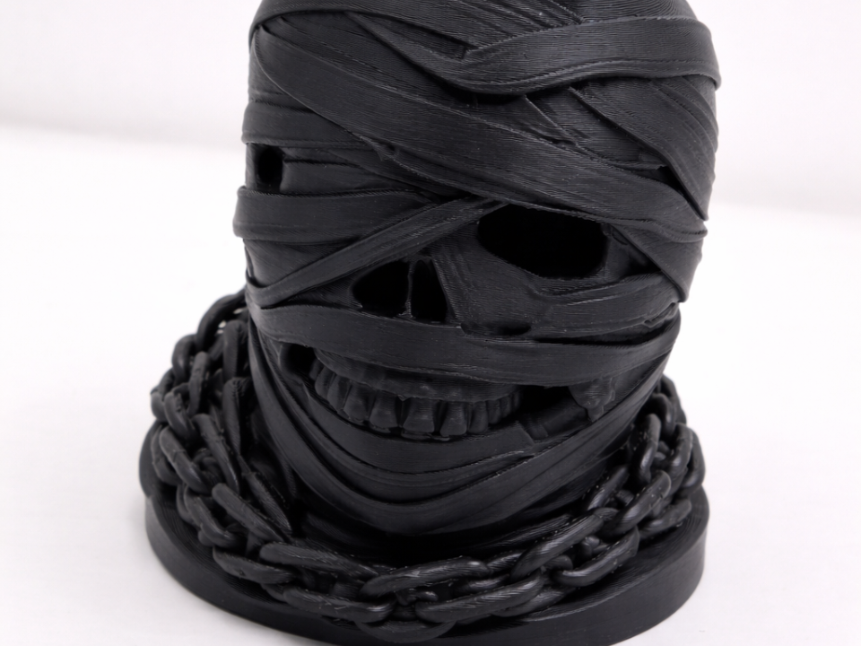 Chained Mummy Skull