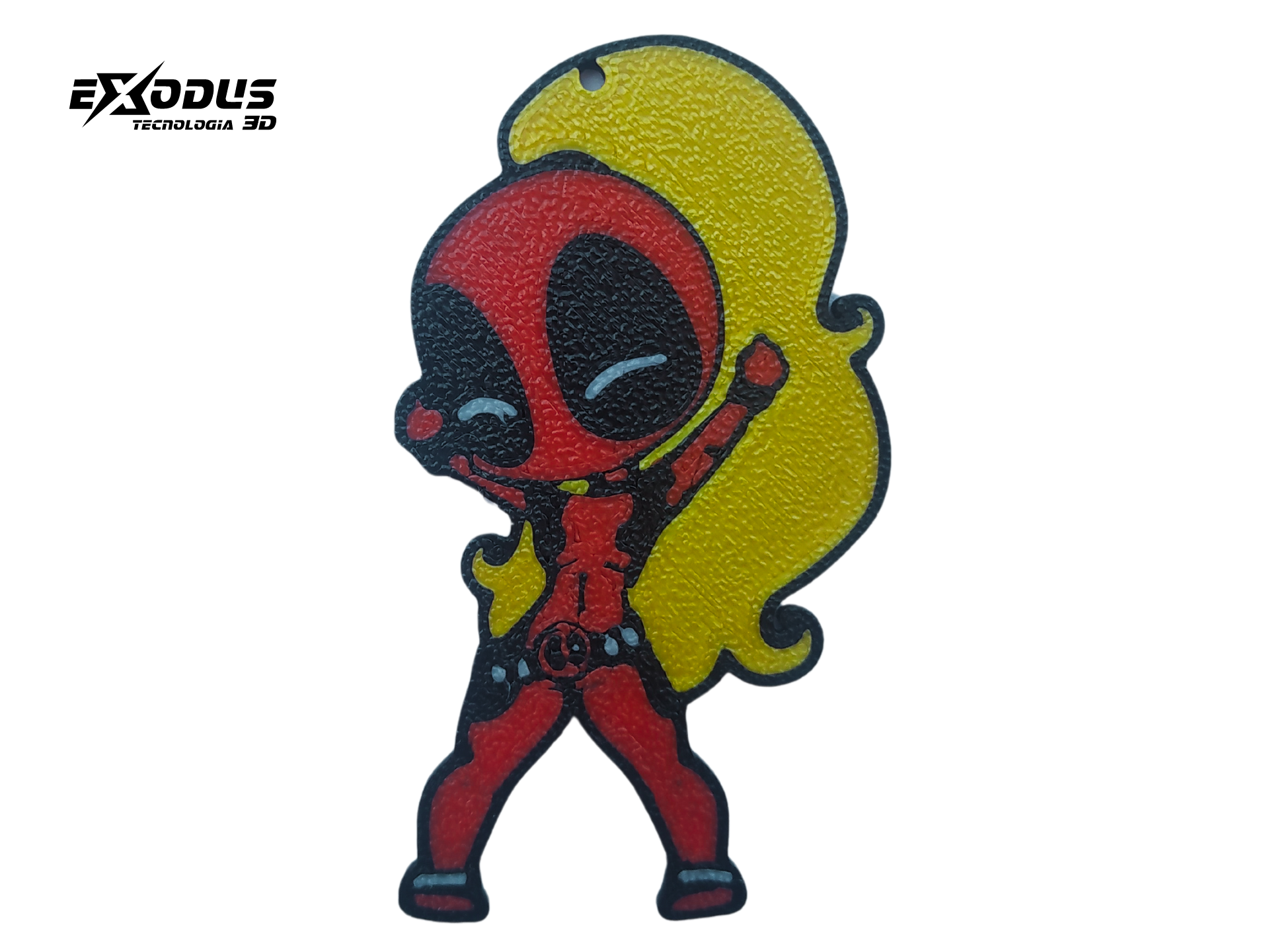 Lady Deadpool Keychain