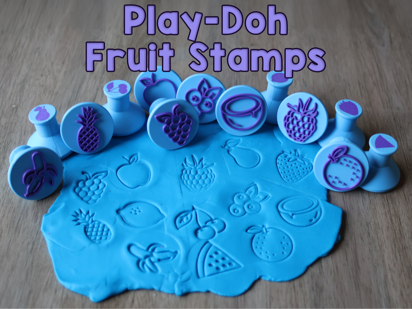Play-Doh Fruit Stamps