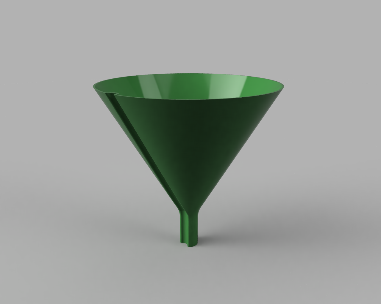 Ventilated funnel