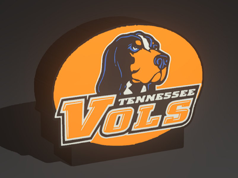 UT Vols Football Smokey Lightbox