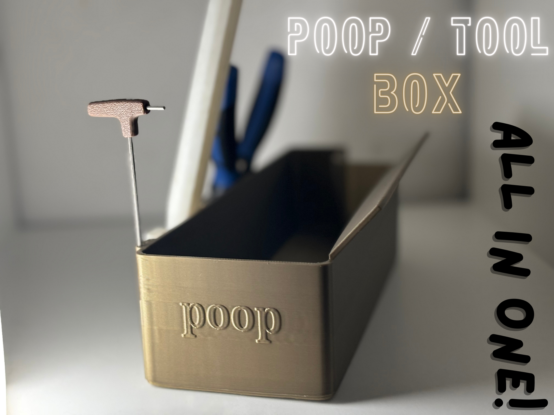 ULTIMATE PooP bucket - with slots for acessories