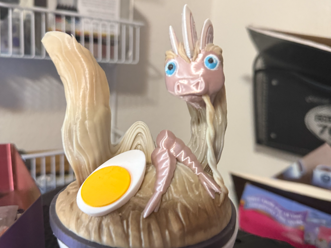 Ramen Dragon Guardian Bowl and topper