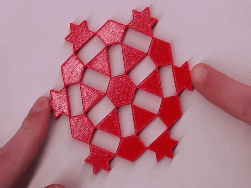 Flex-Hex Fidget Star – Squishy Geometric Toy