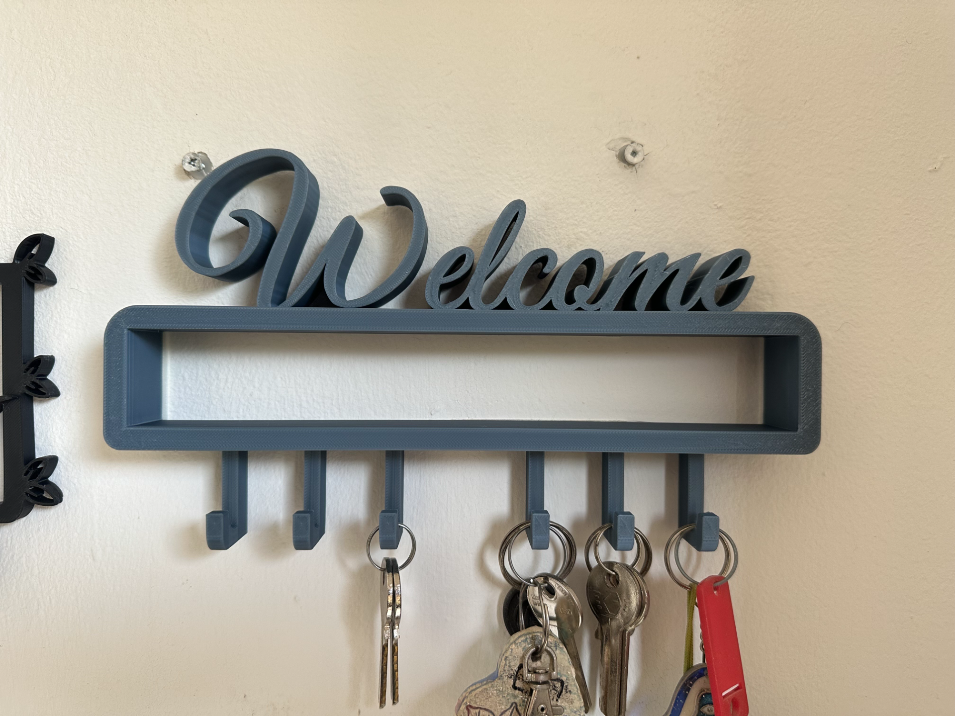 Welcome Sweet Hooks | Home Key Holder | + Storage
