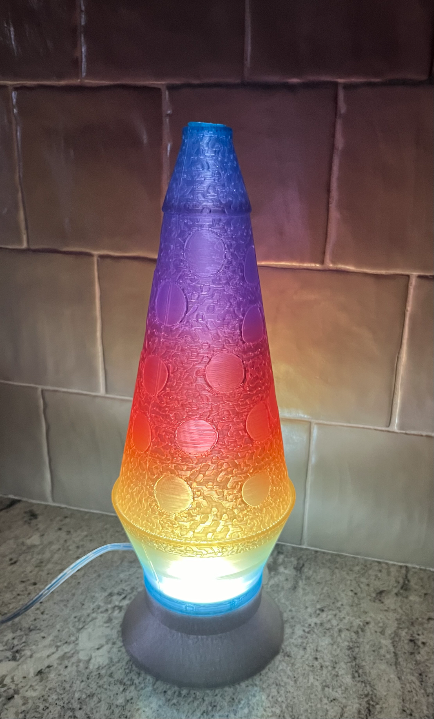 Lava Lamp Shade for LED Lamp Kit 001