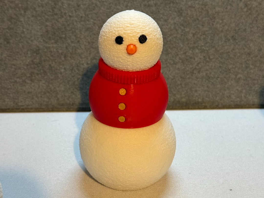 Fidget Snowman with sweater