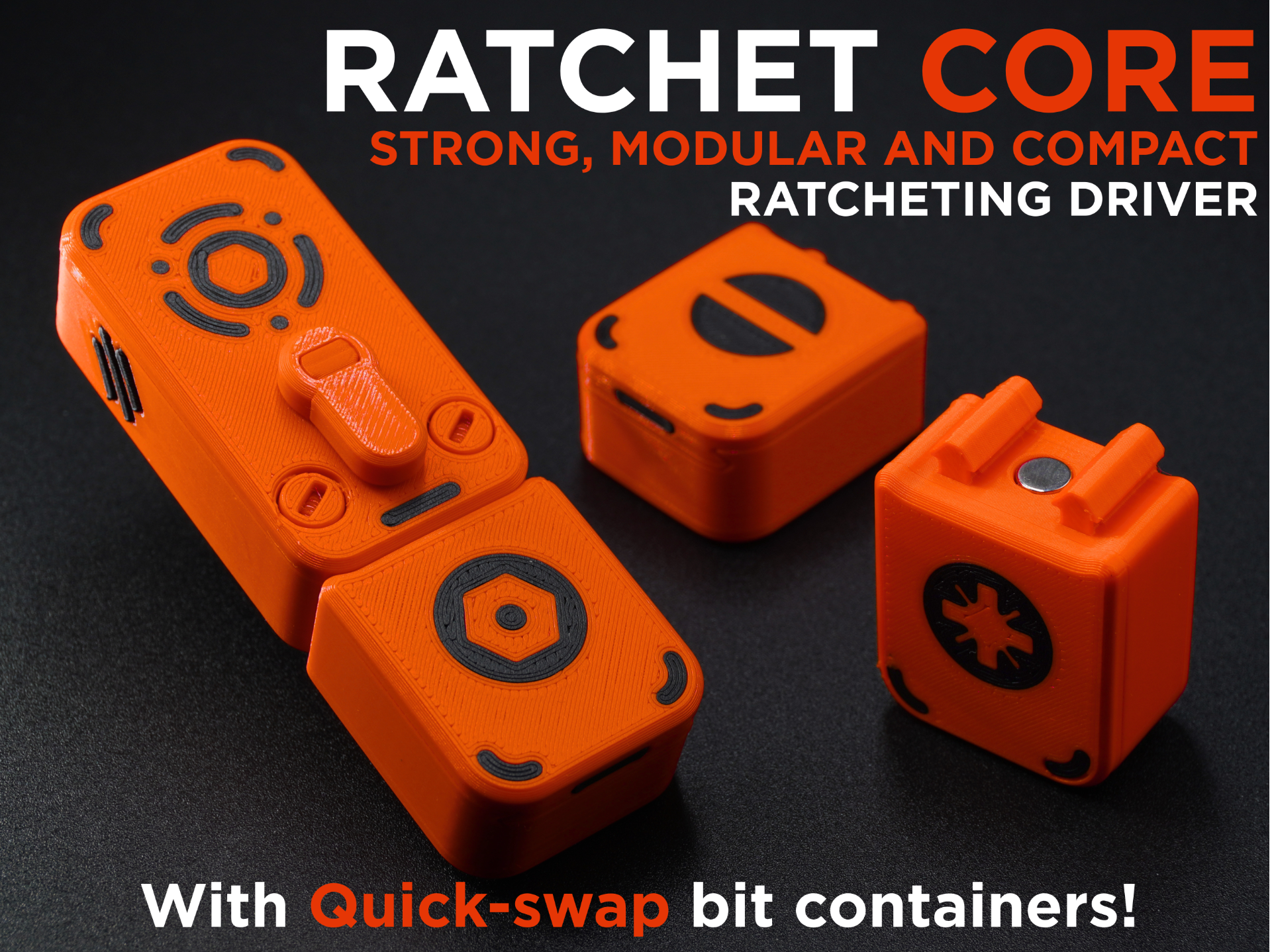 Strong Modular Reversible EDC Ratchet Driver