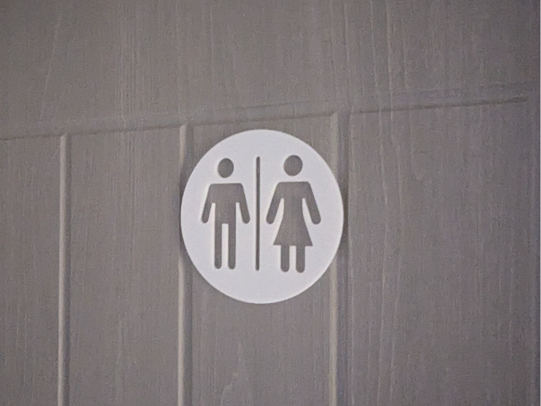 Unisex Toilet Sign