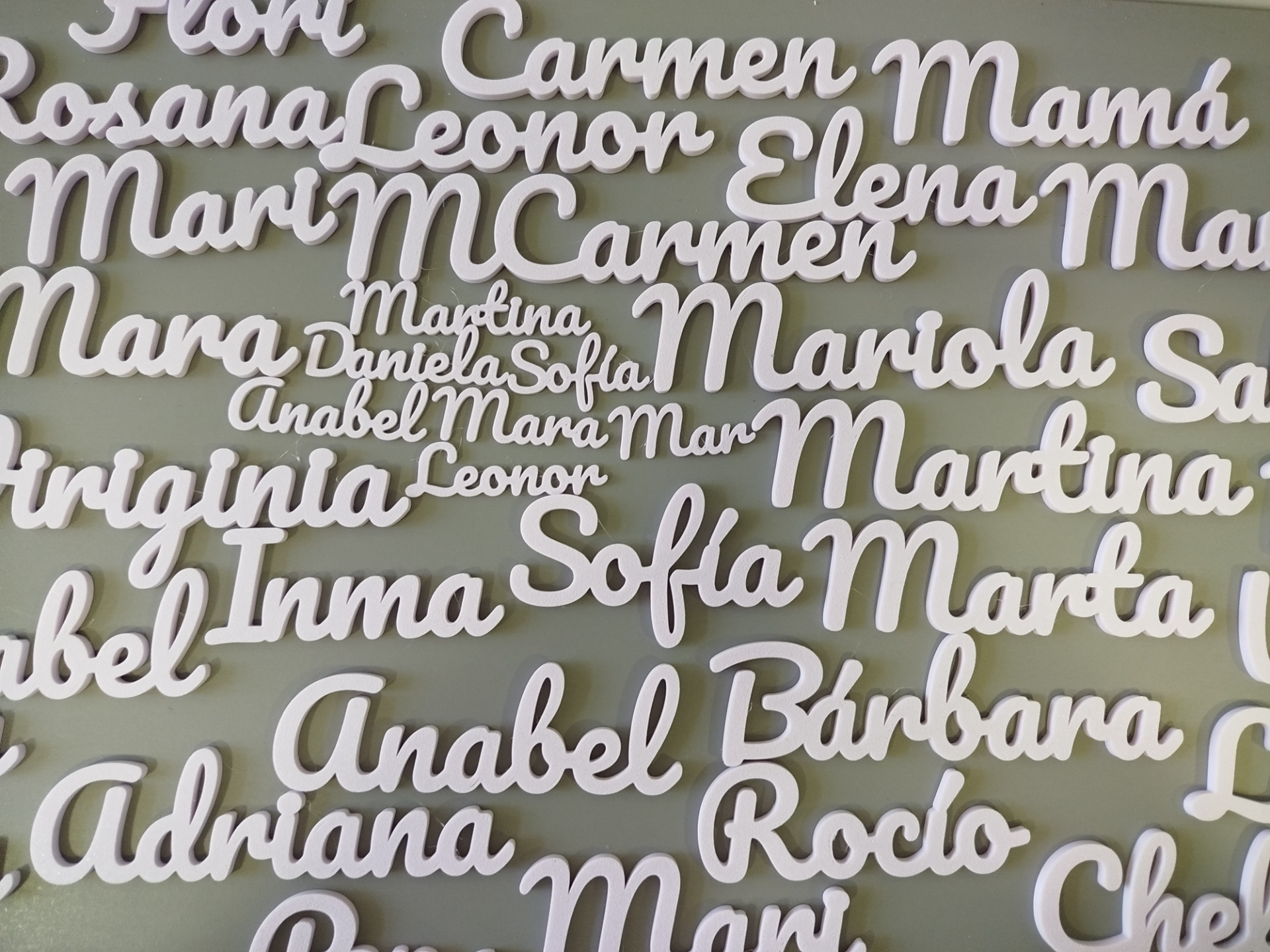 Nombres en español