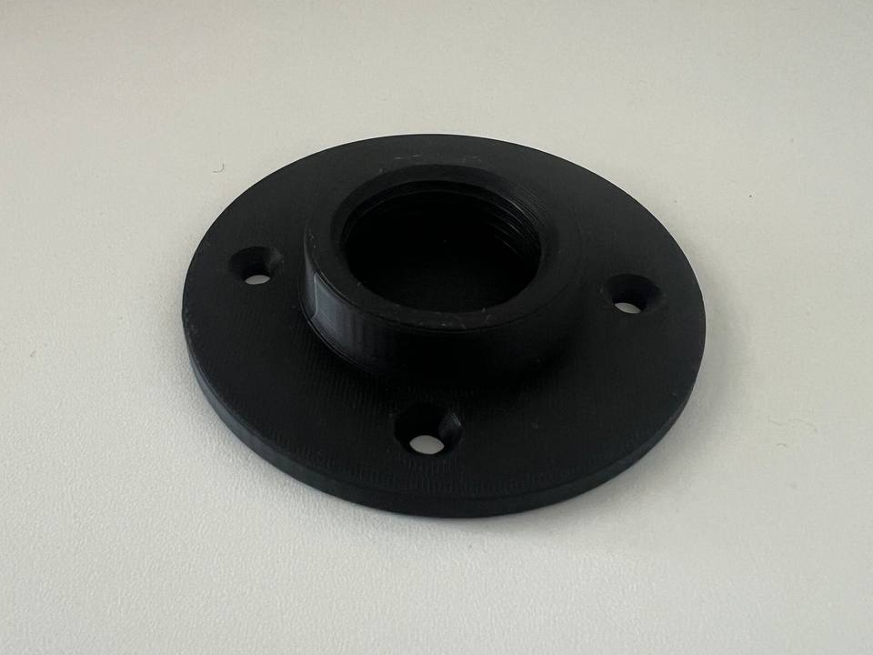1" Baseplate mit 4 Befestigungslöchern