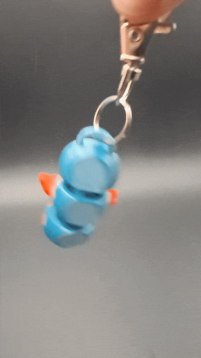Articulated Love Bug Keychain