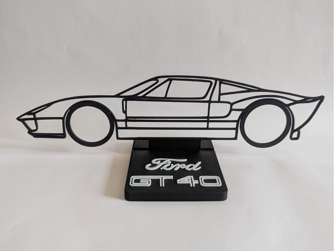 Ford GT40 silhouette