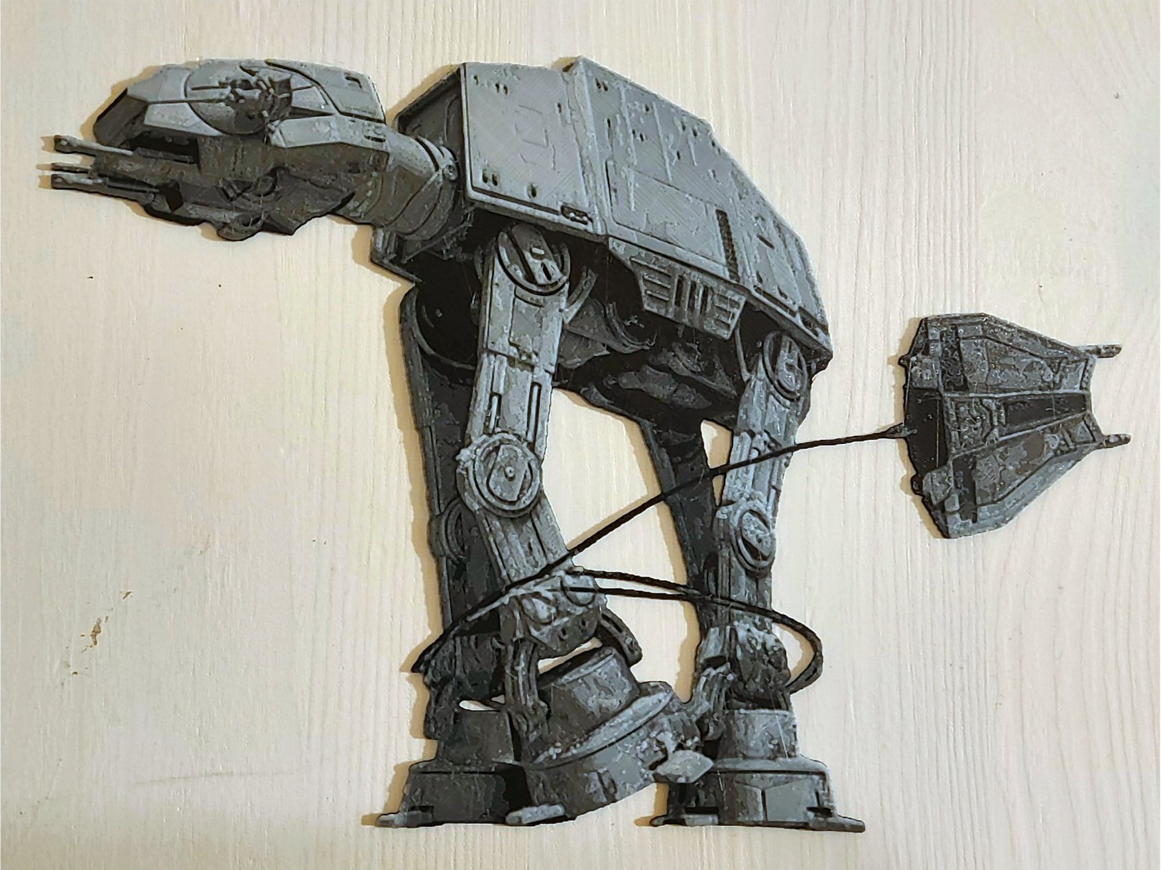 Snowspeeder vs ATAT