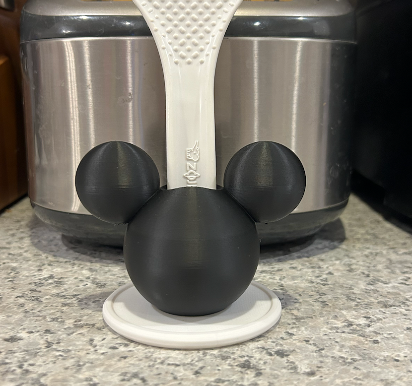 Mickey rice paddle holder