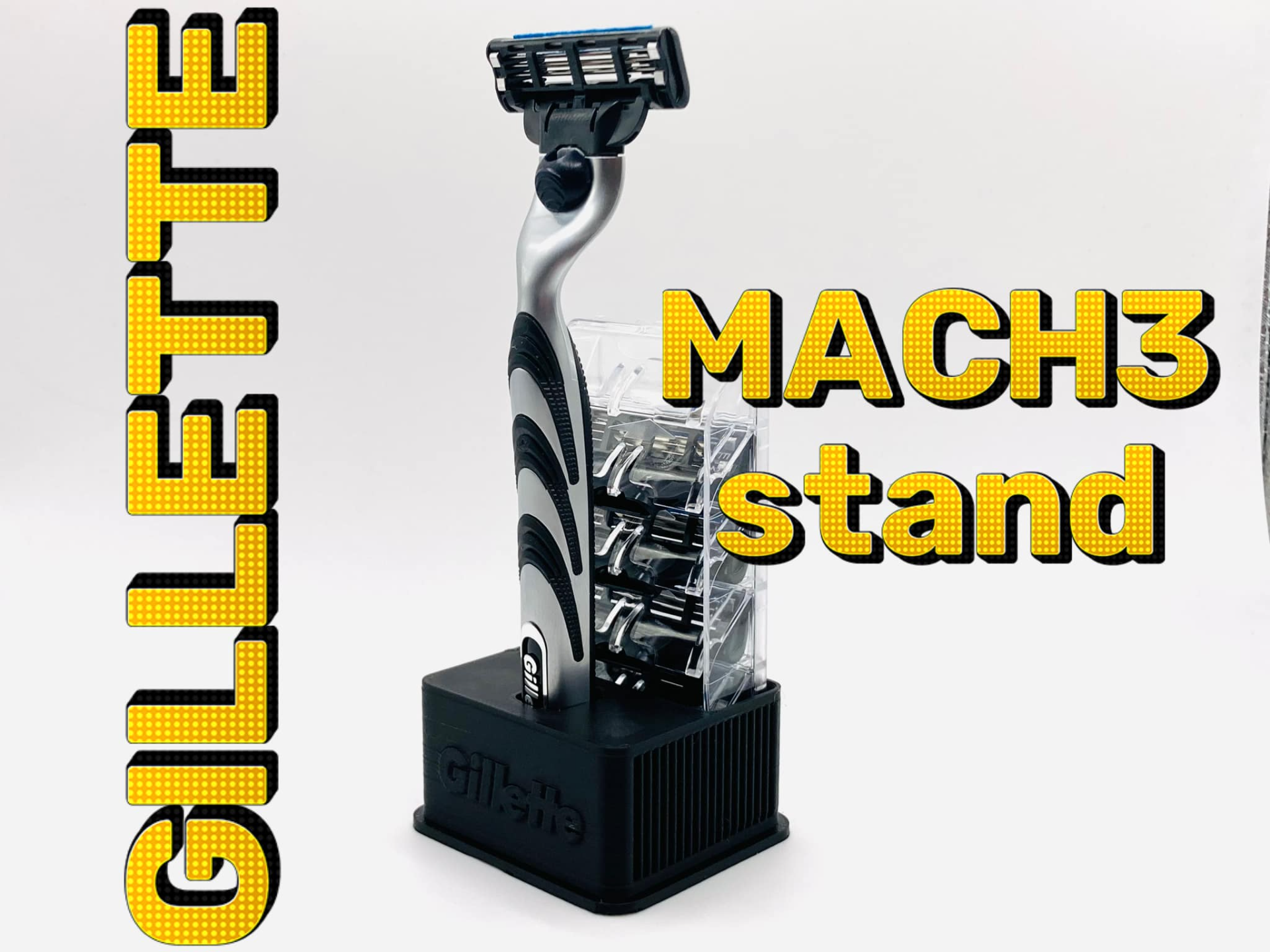 GILLETTE Mach3 stand