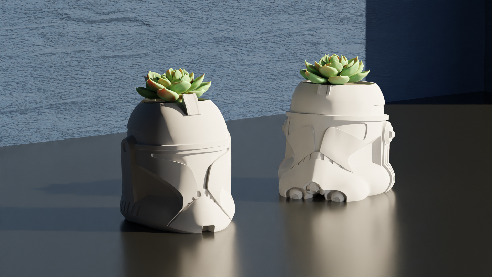 Clone Trooper Helmet - Star Wars Pot Plant