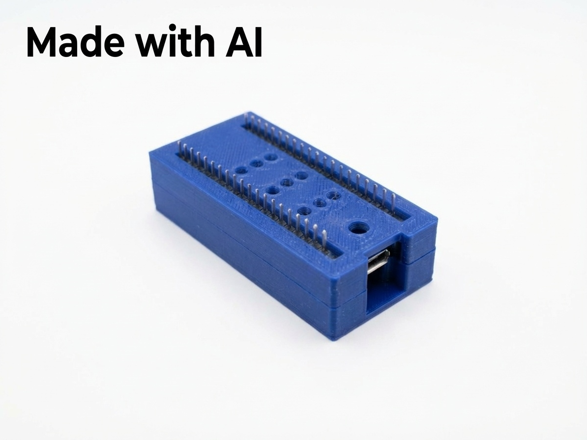 Raspberry Pi Pico W WH Case – Fully Designed by AI