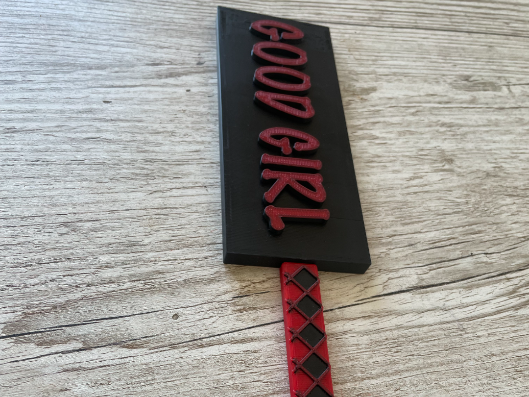 Official Good Girl Spanker Paddle & Massager <3