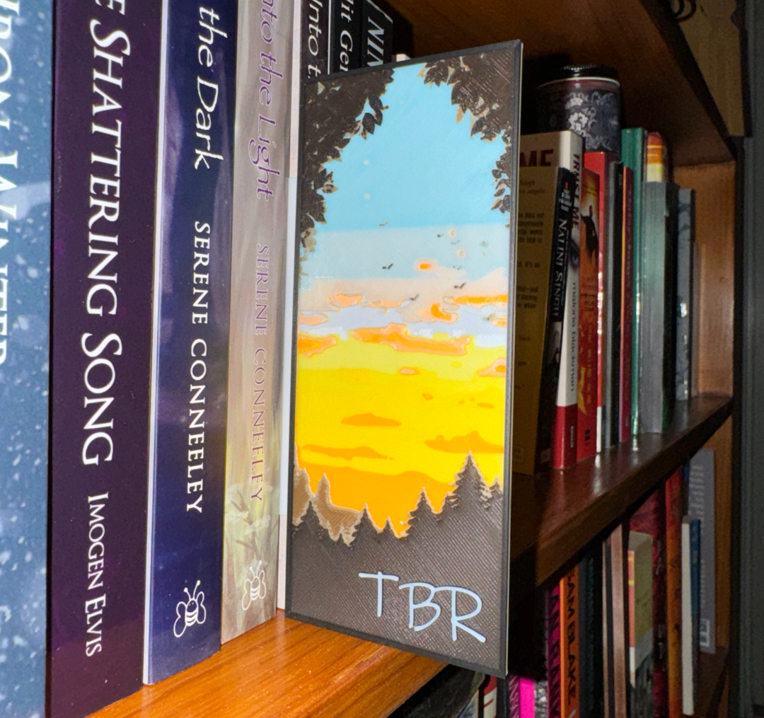 Exquisite Shelf Signage - Sunset TBR