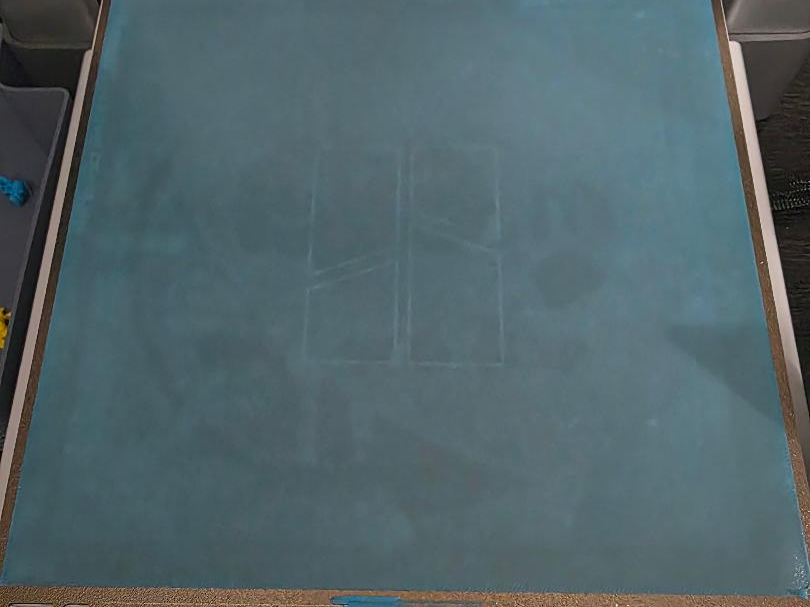 Full Bed First Layer Calibration Sheet 255 x 255