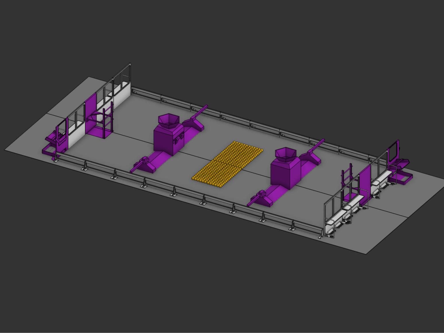 FRC Rebuilt 2026 Field Elements - 1/12th Scale