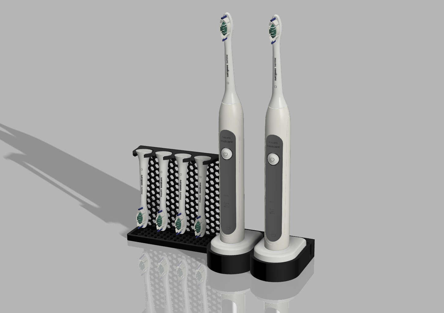 Philips Sonicare (7300) Dualstand, 4 Brushes (Honeycom)
