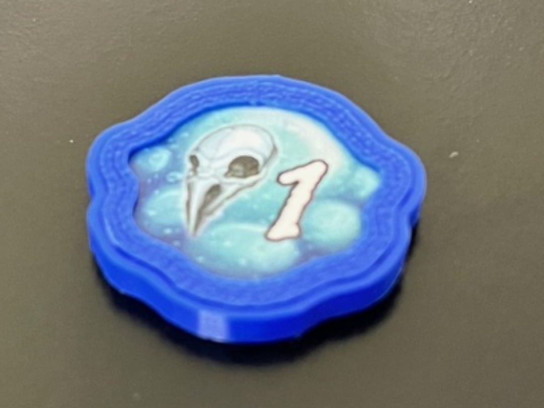 Token frame for Quacks of Quedlinberg