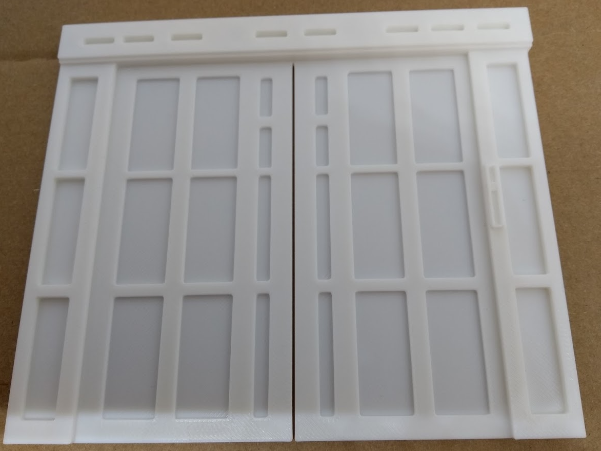 Hoth Echo base large door