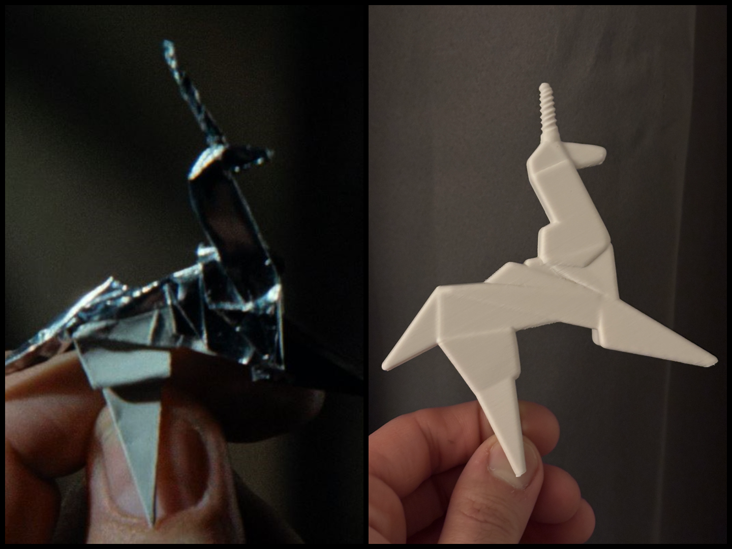 Blade Runner Origami Unicorn