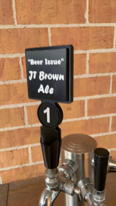 Beer Tap Handle with Magnetic Interface