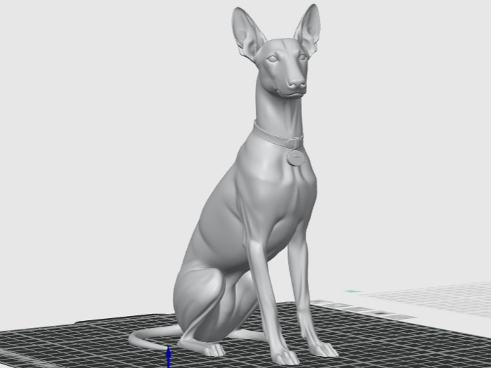 Ancient Elegance: The Pharaoh Hound Statue