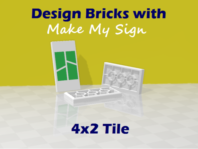 Tile 4x2 - Make own Bricks