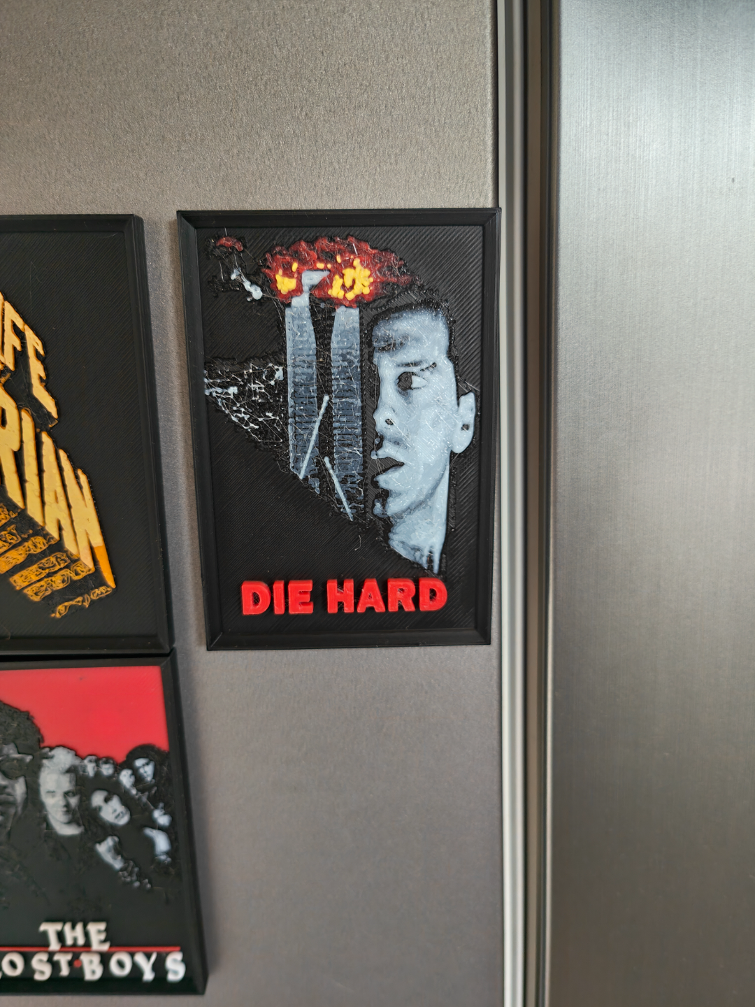 Die Hard Bruce Willis movie poster fridge magnet
