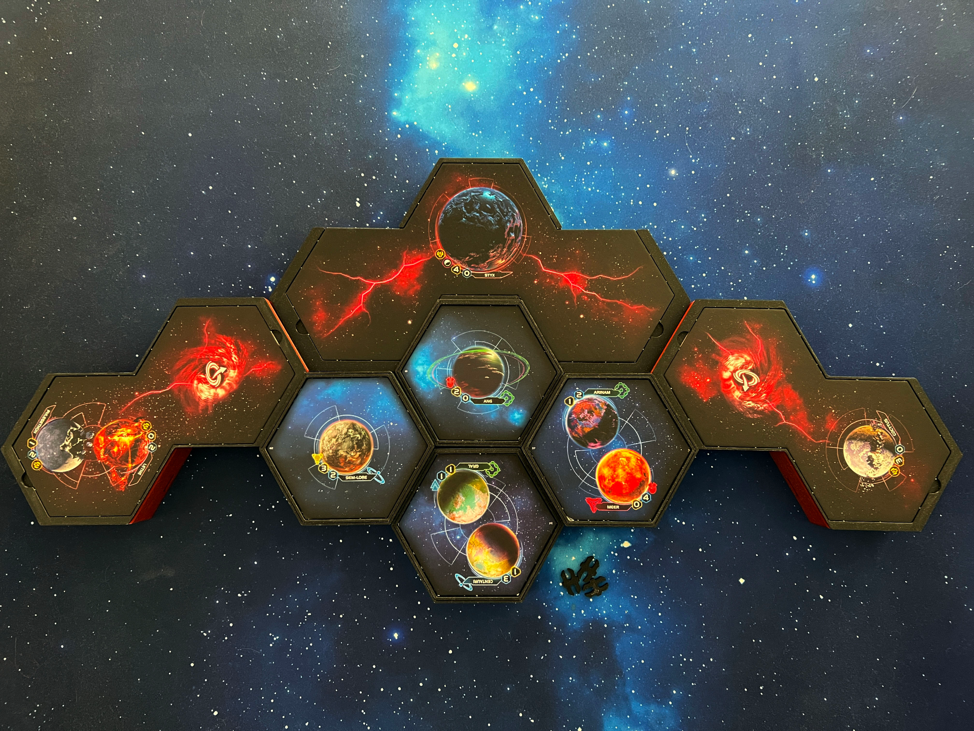 Twilight Imperium tiered map frame fracture holder