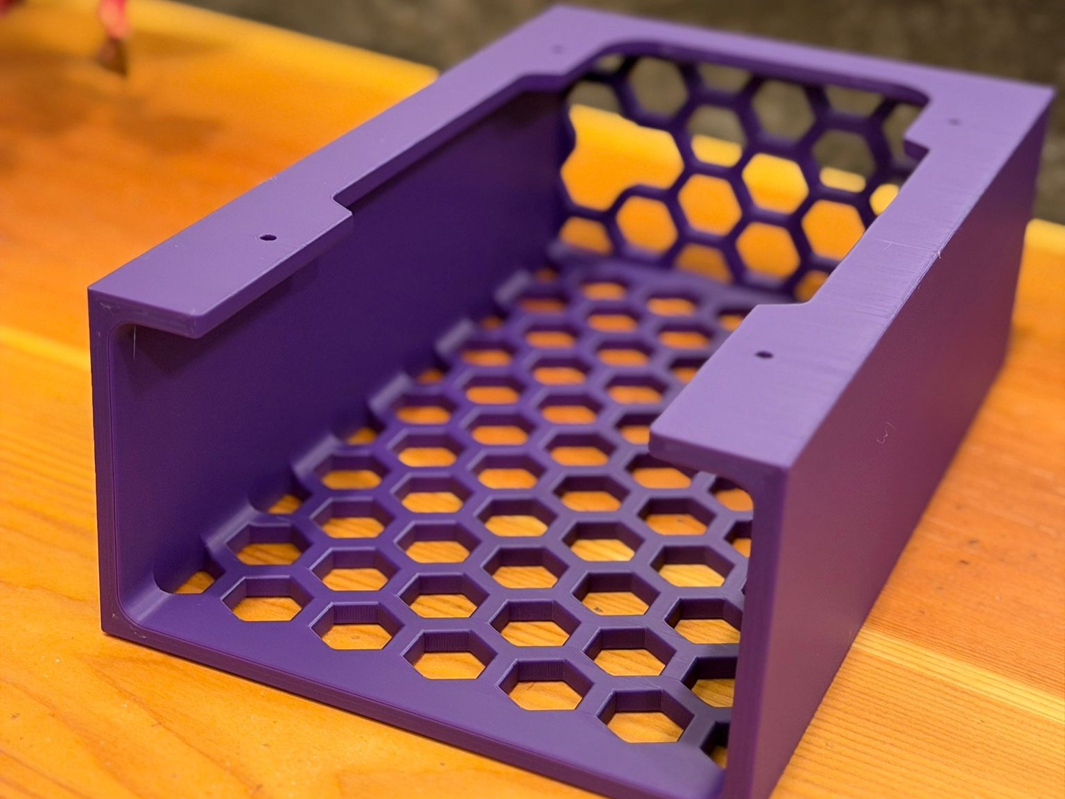 HoneyComb / Hexagon Under-Desk Shelf