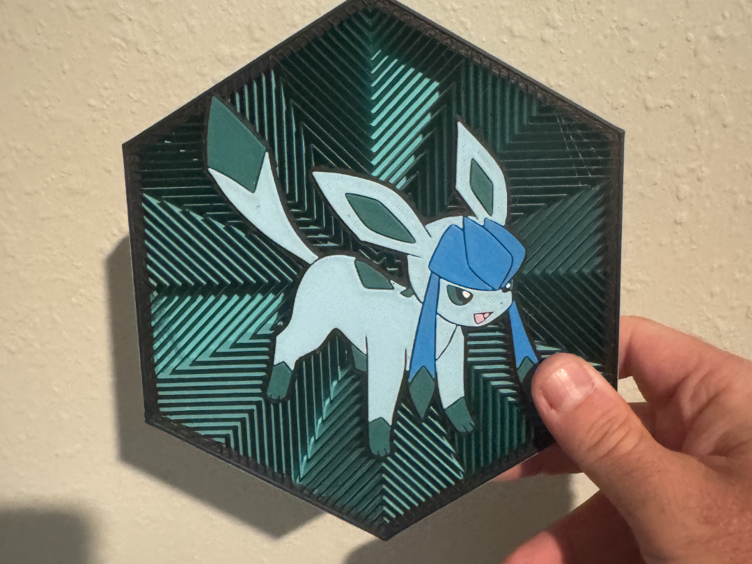 #471 Glaceon Hex Wall Art