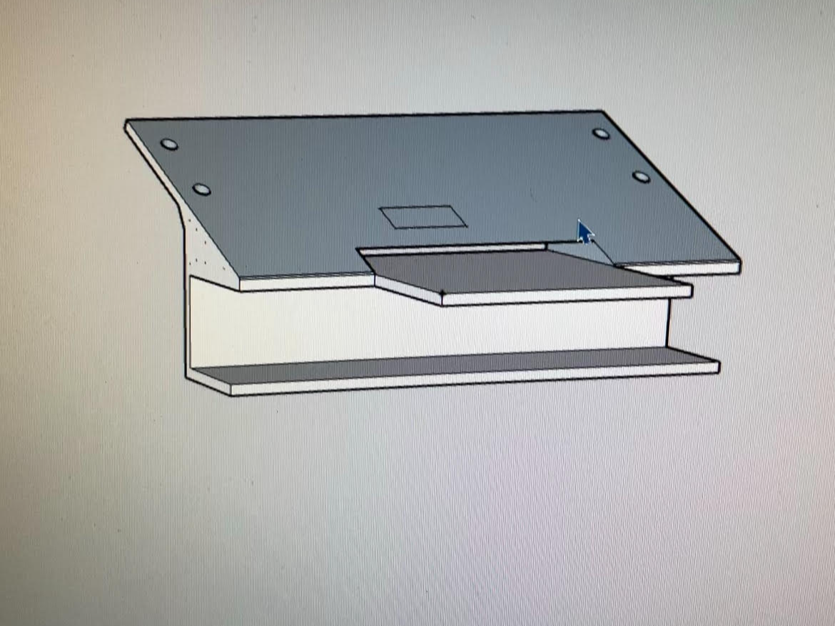 Desk mount V2 for TEDAC (DCS, HOTAS)