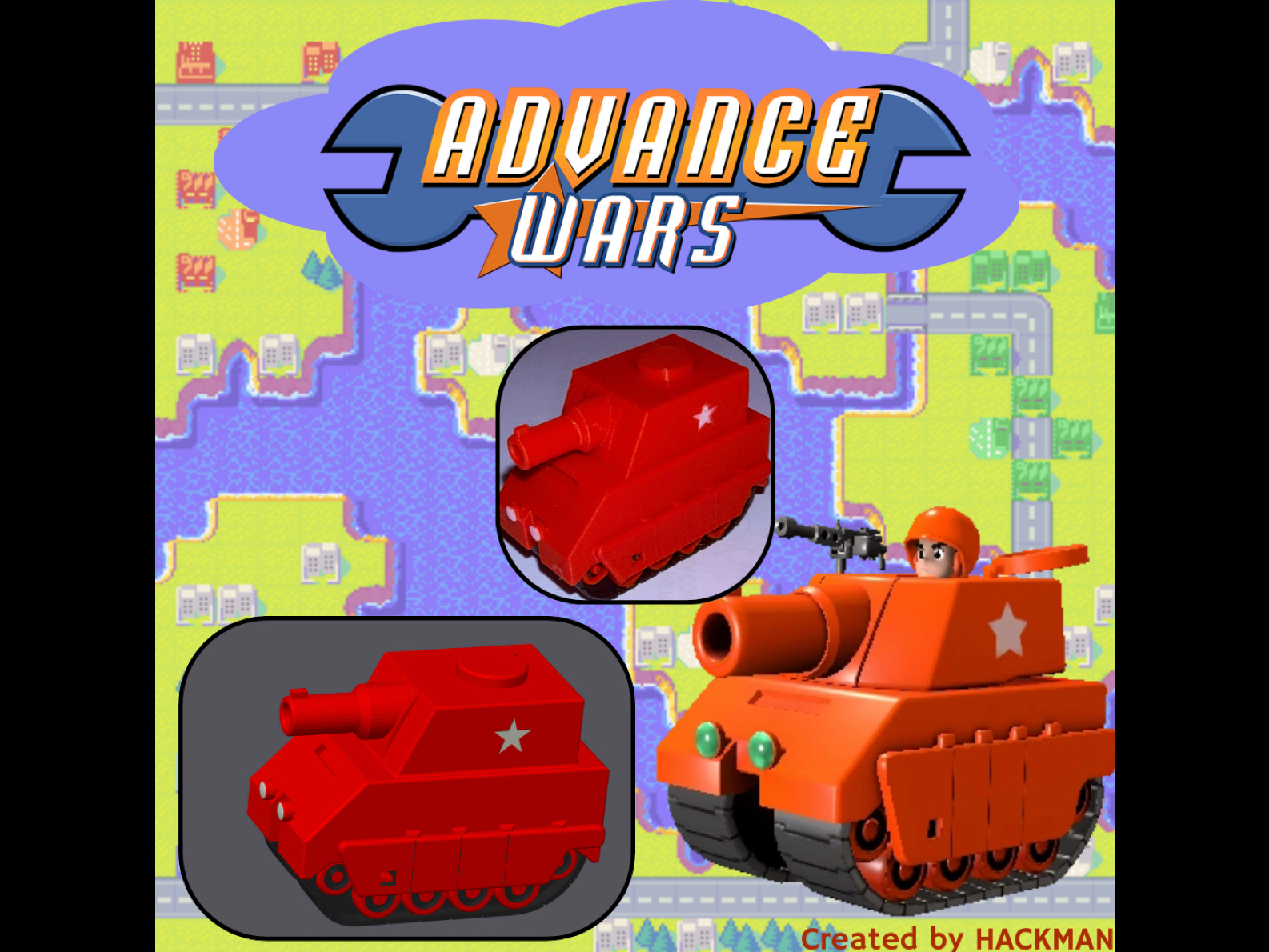 ADVANCE WARS TANK from video game