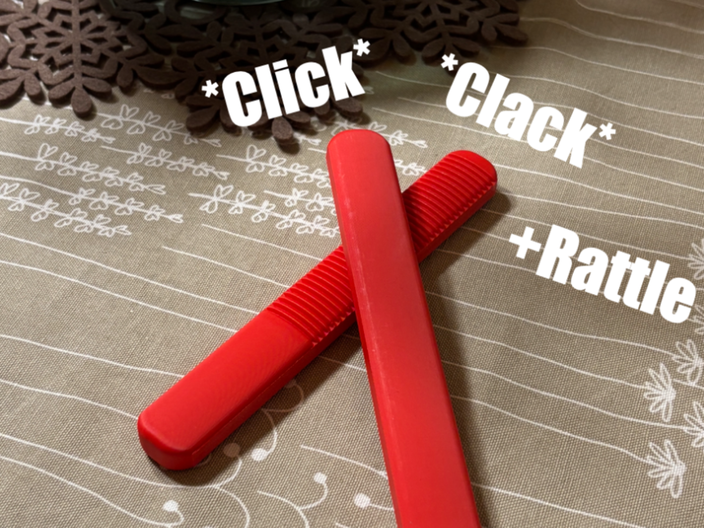 Rattling Claves - Rhythm Sticks