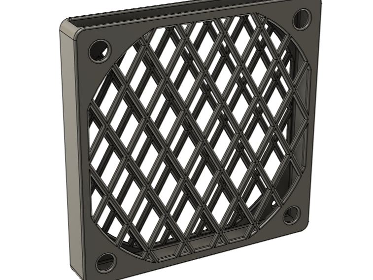 Filter holder for 120mm fan