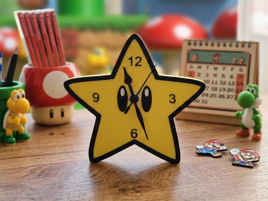 Orologio Stella Super Mario!