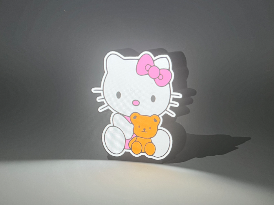 Hello Kitty with Bear Lightbox