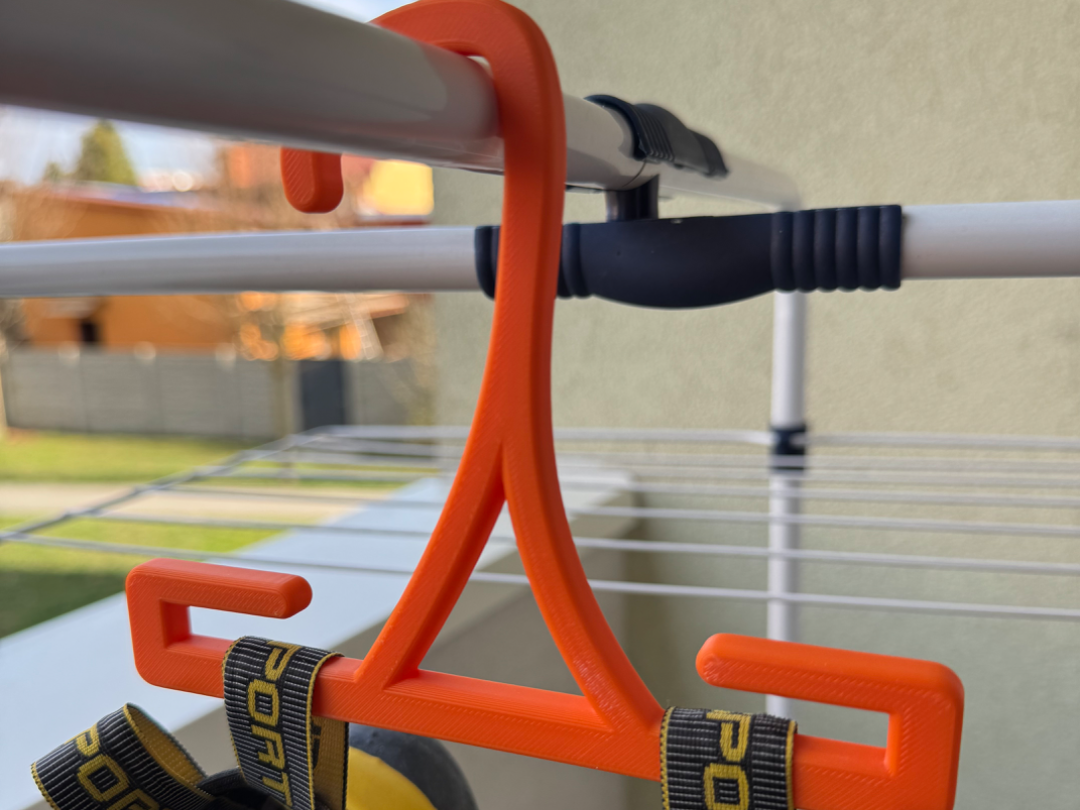 Climbing shoes drying hanger, easy to print